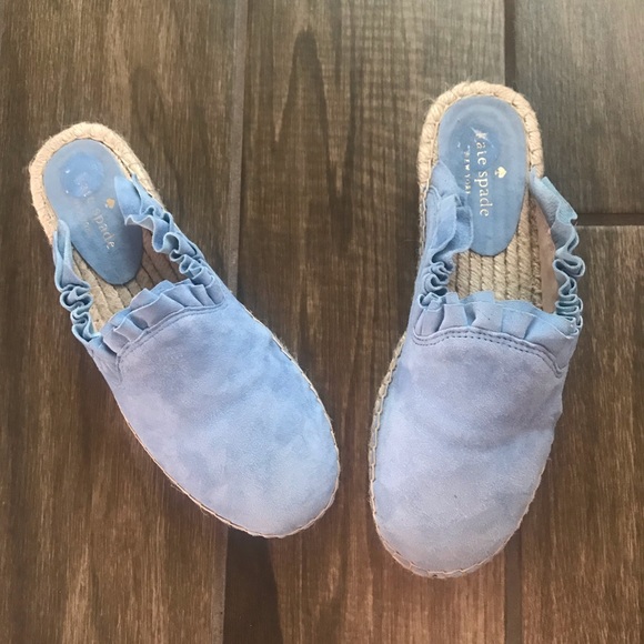 kate spade Shoes - Kate Spade Laila Blue Bird Mules Sz 7.5